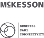 McKesson标志以上业务,care, connectivity logo